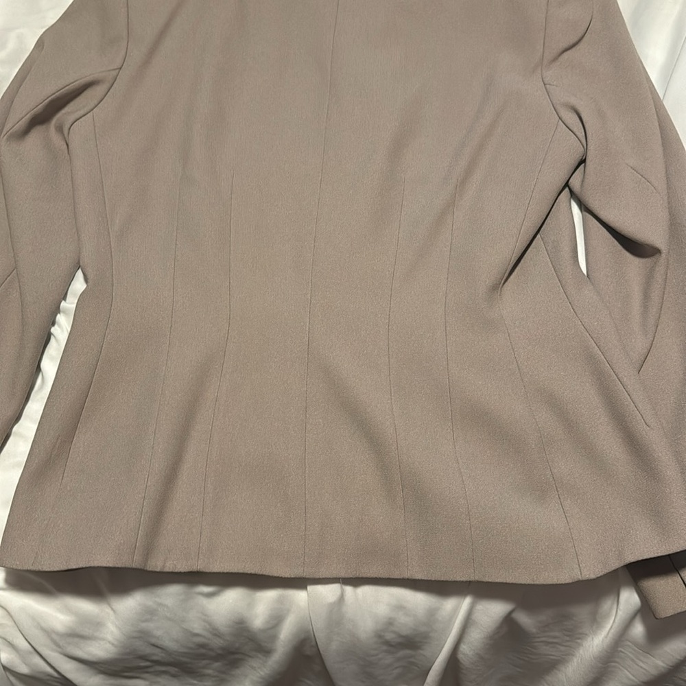 Light Taupe Suit With Matching Buttons - image 5